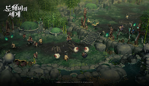 画像ギャラリー No.001のサムネイル画像 / スマホ向け新作MMORPG「Dokkaebi's World」，ゲーム内に登場するエリアを確認できるスクリーンショットを公開