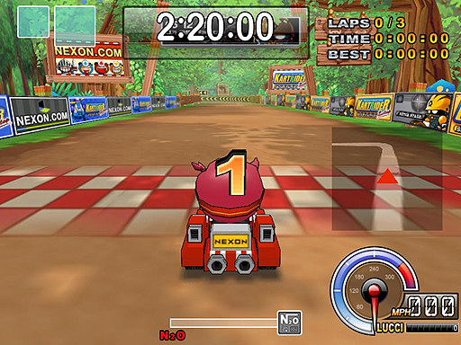 画像ギャラリー No.002のサムネイル画像 / 「カートライダー」のオープンβテストが本日スタート。正式サービスは4月26日開始予定