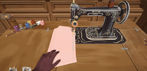 画像ギャラリー No.002のサムネイル画像 / ドレスメーカーとなってヴィンテージ調の衣装を仕立てていく。ゆるく遊べるクラフトシム「Dressmaker」,2026年9月発売予定