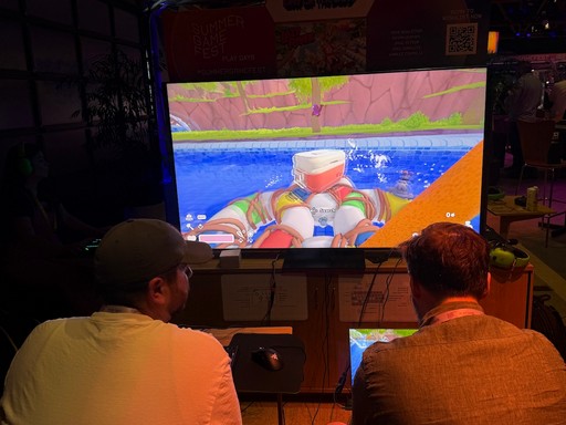 画像ギャラリー No.013のサムネイル画像 / 宇宙ウォーターパークをイカダで下る協力FPS「Lazy River」試遊レポート。水鉄砲や浮棒でゾンビを倒し,“流れる拠点”を守りながらプールからの脱出を目指せ