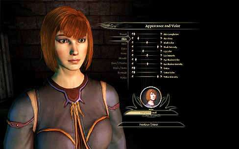 画像ギャラリー No.003のサムネイル画像 / 「Dragon Age:Origins」,キャラクターを作って保存できる無料ツール「Character Creator」が登場