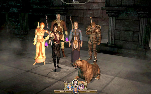 画像ギャラリー No.003のサムネイル画像 / 「Dragon Age: Origins」，ベットリついた血を拭いてから話そうよ……と言いたくなるようなスクリーンショットを掲載