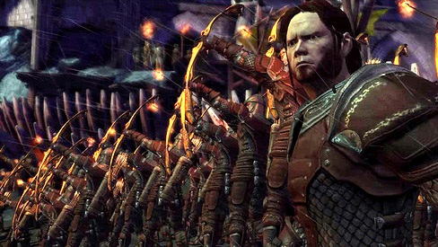 画像ギャラリー No.005のサムネイル画像 / 「Dragon Age: Origins」，ベットリついた血を拭いてから話そうよ……と言いたくなるようなスクリーンショットを掲載