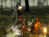 画像ギャラリー No.002のサムネイル画像 / 華麗な連続技で敵をなぎ倒せ! アクションRPG「The Witcher」の日本語マニュアル付き英語版がイーフロンティアから発売決定