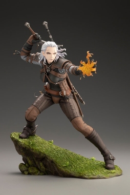 画像ギャラリー No.003のサムネイル画像 / リヴィアのゲラルトが美女に変身! コトブキヤの「THE WITCHER美少女 ウィッチャー ゲラルト 1/7 完成品フィギュア」,予約受付を開始