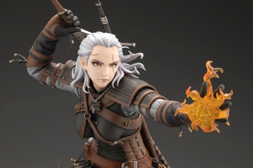 画像ギャラリー No.013のサムネイル画像 / リヴィアのゲラルトが美女に変身! コトブキヤの「THE WITCHER美少女 ウィッチャー ゲラルト 1/7 完成品フィギュア」,予約受付を開始