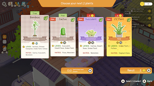 画像ギャラリー No.004のサムネイル画像 / ガーデニングパズルゲーム「Urban Jungle」，Switch版を配信開始。植物とインテリアで癒やしの空間作りを楽しめる
