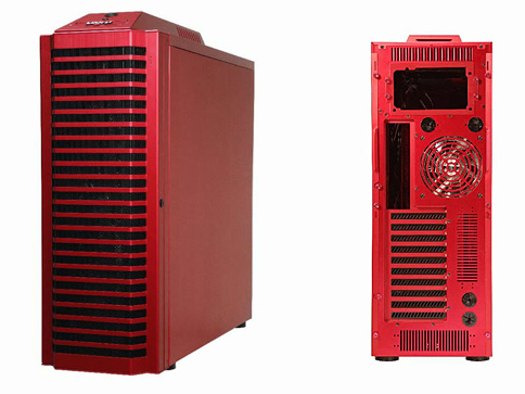 画像ギャラリー No.005のサムネイル画像 / CrossFireXロゴ入り。ATI＆Spider仕様の赤いPCケースをLian Liが国内発売