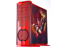 画像ギャラリー No.001のサムネイル画像 / 100台限定。「Ruby」がサイドパネルに描かれた赤いPCケース発売
