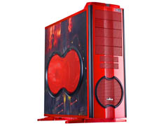 画像ギャラリー No.002のサムネイル画像 / 100台限定。「Ruby」がサイドパネルに描かれた赤いPCケース発売