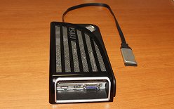画像ギャラリー No.005のサムネイル画像 / ［COMPUTEX］今度こそ発売なるか？ MSI，ノートPC向け“グラフィックス拡張ボックス”など，COMPUTEXで公開の新製品を披露
