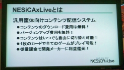 画像ギャラリー No.006のサムネイル画像 / [AMショー]画期的コンテンツ配信システム「NESiCAxLive」でビデオゲームの復活を狙うタイトー。その真意をプロデューサーに聞いてみた