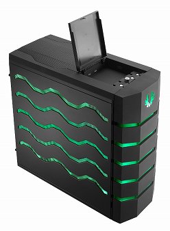画像ギャラリー No.005のサムネイル画像 / BitFenixのゲーム用PCケース「Colossus」に緑＆赤LEDモデル登場