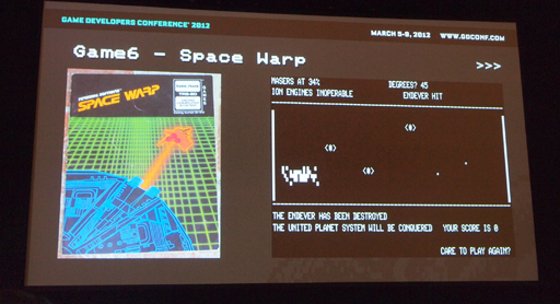 画像ギャラリー No.010のサムネイル画像 / ［GDC 2012］歴史に埋もれたゲームから新たなアイデアが生まれる。「TRS-80」のタイトルを紹介するセッションに参加してみた