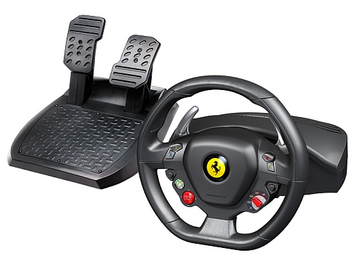 画像ギャラリー No.001のサムネイル画像 / 「Ferrari 458 Italia」のステアリングホイールを再現。Ferrari&MS公認のXbox 360用コントローラが発売に