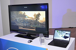 画像ギャラリー No.001のサムネイル画像 / ［COMPUTEX］MSIの外付けグラフィックスボックス「GUS」，Thunderbolt対応版の動作デモが行われる