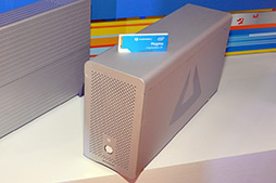 画像ギャラリー No.005のサムネイル画像 / ［COMPUTEX］MSIの外付けグラフィックスボックス「GUS」，Thunderbolt対応版の動作デモが行われる