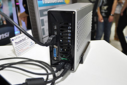 画像ギャラリー No.005のサムネイル画像 / ［COMPUTEX］外付けグラフィックスボックス「GUS」が発売されないのはなぜなのか。MSIの担当者に聞いてみた