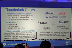 画像ギャラリー No.010のサムネイル画像 / ［COMPUTEX］Intel，超高速インタフェース規格Thunderboltの説明会を開催。第2世代コントローラでWindowsへの普及を本格的に進める