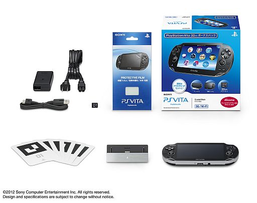 画像ギャラリー No.001のサムネイル画像 / PS Vita本体とメモリーカード 32GBなどがセットになった「32GBボーナスパック」が11月15日，「みんなのGOLF 6」付き「スターターパック」が22日に発売