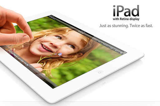 画像ギャラリー No.002のサムネイル画像 / Apple，「A6X」プロセッサ搭載の第4世代「iPad」や7.9インチ液晶採用の「iPad mini」を発表。10月26日に予約受付開始