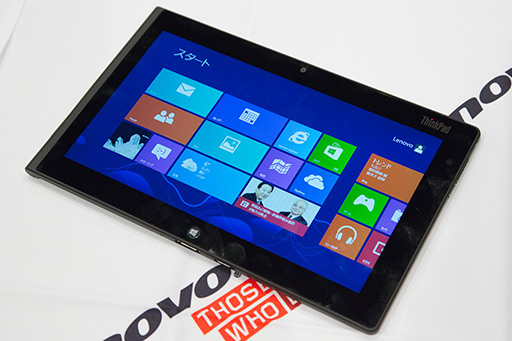 画像ギャラリー No.017のサムネイル画像 / Lenovo,Windows 8タブレット「ThinkPad Tablet 2」を解説。「Atom Z2760」搭載で軽量・薄型を実現