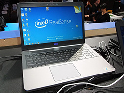 画像ギャラリー No.002のサムネイル画像 / ［CES 2014］Intel，ノートPCに内蔵できるKinect風の3Dカメラ「RealSense 3D camera」を発表