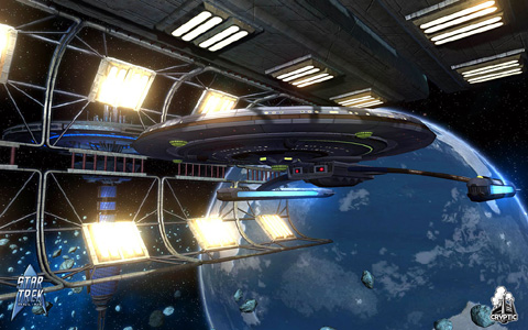 画像ギャラリー No.001のサムネイル画像 / 「Star Trek Online」，宇宙船ドックなどが描かれた最新SS3点を公開