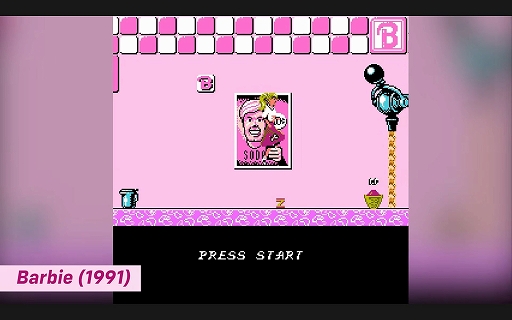 画像ギャラリー No.003のサムネイル画像 / 「ATARI」Tシャツを着たバービーが,レトロゲーム16本をあなたにプレゼント。バービー ドリーム ハウスの飾りつけも楽しめる「Barbie Rewind」,予約受付中