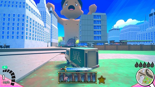 画像ギャラリー No.005のサムネイル画像 / 歩行者をはねて異世界転生させるカオスなアクションゲーム「Truck-kun is Supporting Me from Another World?!」,7月30日にSteamで配信