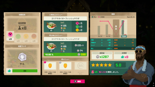 画像ギャラリー No.008のサムネイル画像 / ［プレイレポ］「デイヴ・ザ・ダイバー」の大型DLC「In the Jungle」は，もはやジャンル分けできない美味しい闇鍋だった