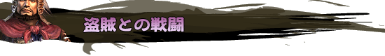 盗賊との戦闘