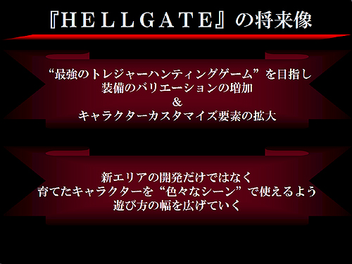 画像ギャラリー No.019のサムネイル画像 / オープンβテストの大まかな開始時期も発表。HUE，MORPG「HELLGATE」の「クローズドβテスト結果報告会」を開催