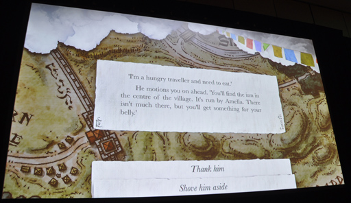 画像ギャラリー No.023のサムネイル画像 / ［GDC 2018］「80 Days」のスクリプターが示す，「プレイヤーに読んでもらえるテキスト」を作る技術とは