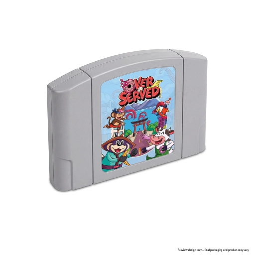 画像ギャラリー No.002のサムネイル画像 / NINTENDO 64やNEOGEO,ドリームキャスト,セガサターンなど多彩なハードに対応した新作「Overserved: Food Fighters!」が予約受付中