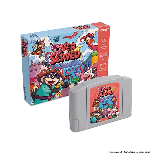 画像ギャラリー No.011のサムネイル画像 / NINTENDO 64やNEOGEO,ドリームキャスト,セガサターンなど多彩なハードに対応した新作「Overserved: Food Fighters!」が予約受付中
