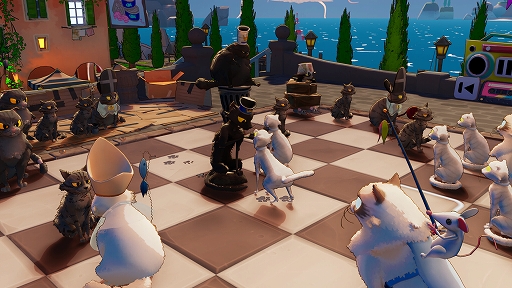 画像ギャラリー No.004のサムネイル画像 / ネコまみれで楽しめるもふもふチェスゲーム「Cat Chess」,7月8日に発売決定。オンライン対戦もできるデモ版が配信中