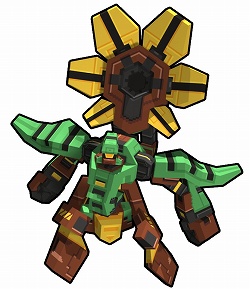 画像ギャラリー No.004のサムネイル画像 / 夏といえばこの花，「C21」に新ロボ「ヘリアンザス」が登場