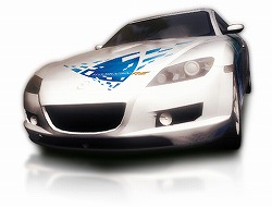 画像ギャラリー No.001のサムネイル画像 / 「Level-R」にマツダ「RX-8 HYDROGEN RE」ペイントの車輌が期間限定で登場