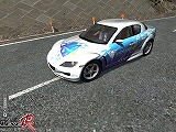 画像ギャラリー No.014のサムネイル画像 / 「Level-R」にマツダ「RX-8 HYDROGEN RE」ペイントの車輌が期間限定で登場
