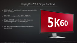画像ギャラリー No.014のサムネイル画像 / AMDがGPUの機能ロードマップを公開。2016年のRadeonはDisplayPort 1.3＆HDMI 2.0aとHDR表示，そしてHDMI接続時のFreeSyncに対応する