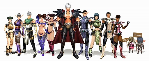画像ギャラリー No.001のサムネイル画像 / 「BASTARD!! -ONLINE-」のプレイヤーキャラクターグラフィックスが公開に
