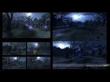 画像ギャラリー No.008のサムネイル画像 / 「蒼天」3勢力が結束し，最難関のボスに挑むコンテンツ「死亡谷」実装。不気味な戦場で繰り広げられる戦いの様子をムービーで確かめよう