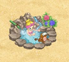 画像ギャラリー No.001のサムネイル画像 / 「君主」，温泉に入ってHP＆MP回復！　座布団系アイテム登場