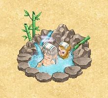画像ギャラリー No.002のサムネイル画像 / 「君主」，温泉に入ってHP＆MP回復！　座布団系アイテム登場
