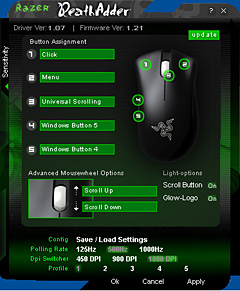 画像ギャラリー No.011のサムネイル画像 / 「3Gセンサー」搭載マウス，「Razer DeathAdder」のレビュー掲載