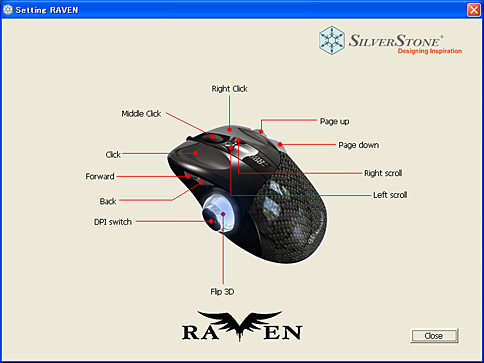 画像ギャラリー No.013のサムネイル画像 / SilverStoneのゲーマー向け周辺機器ブランド「Raven」第1弾マウス,ファーストインプレッション