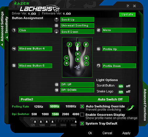 画像ギャラリー No.010のサムネイル画像 / 3Gレーザーセンサー搭載,「Razer Lachesis」ファーストインプレッション