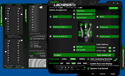 画像ギャラリー No.011のサムネイル画像 / 3Gレーザーセンサー搭載,「Razer Lachesis」ファーストインプレッション