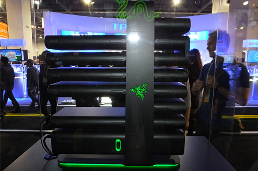 画像ギャラリー No.003のサムネイル画像 / ［CES 2014］これがゲームPCの未来形!? Razer，フルモジュラー型デスクトップPCのコンセプトを披露